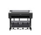 Preview: Canon imagePROGRAF TM-610M MFP Frontansicht mit Standfuß und Auffangkorb
