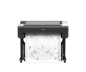Preview: Canon imagePROGRAF TM-610M MFP Frontansicht mit ausgegebenem Lageplan